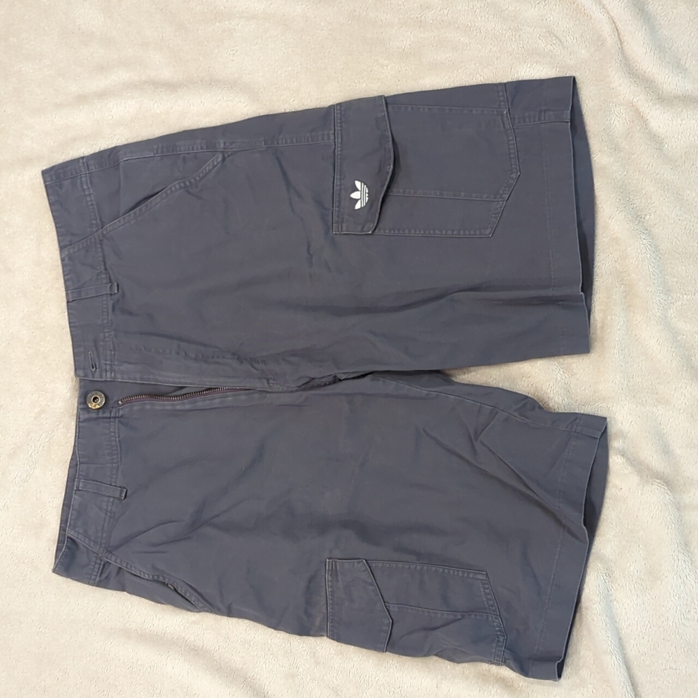 Adidas originals gray shorts size medium